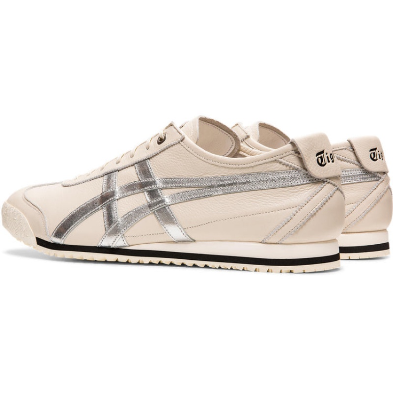 Beige / Silver Men's Onitsuka Tiger Mexico 66 SD Online India | S8B-6406