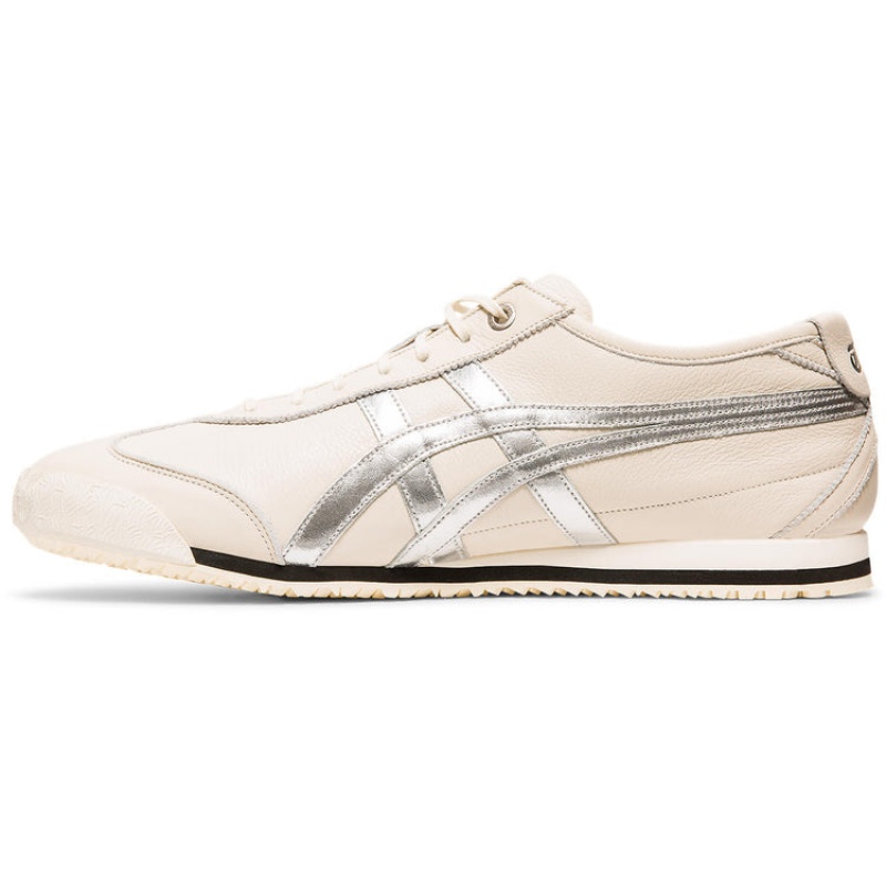 Beige / Silver Men's Onitsuka Tiger Mexico 66 SD Online India | S8B-6406