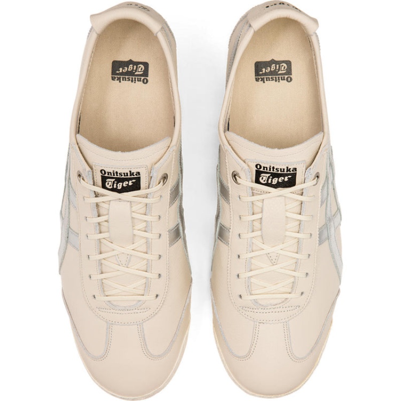 Beige / Silver Women's Onitsuka Tiger Mexico 66 SD Online India | F2Q-9768