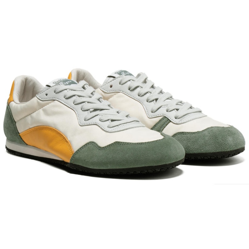 Beige / Yellow Men's Onitsuka Tiger CL Serrano Online India | O6R-0293