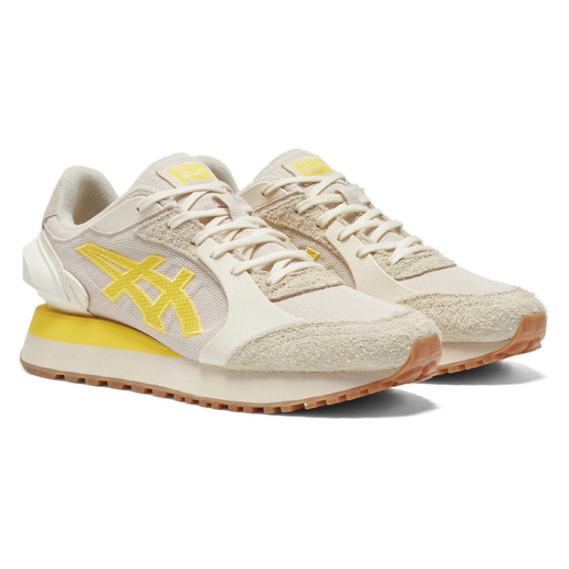 Beige / Yellow Women's Onitsuka Tiger Moage Co Sneakers Online India | N2N-7805