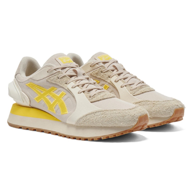 Beige / Yellow Women's Onitsuka Tiger Moage Co Sneakers Online India | N2N-7805