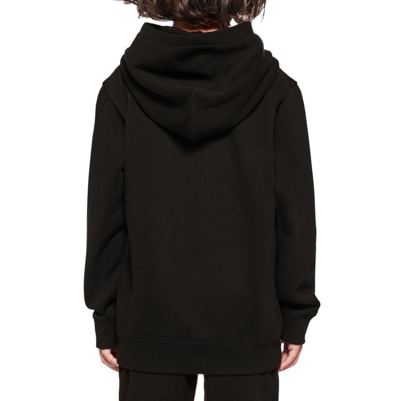 Black Kids' Onitsuka Tiger Sweat Hoodie Online India | G4W-1615