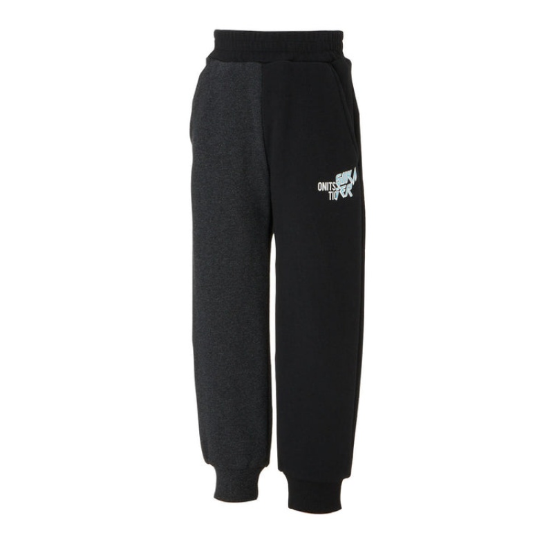 Black Kids' Onitsuka Tiger Sweatpants Online India | Q5H-5624