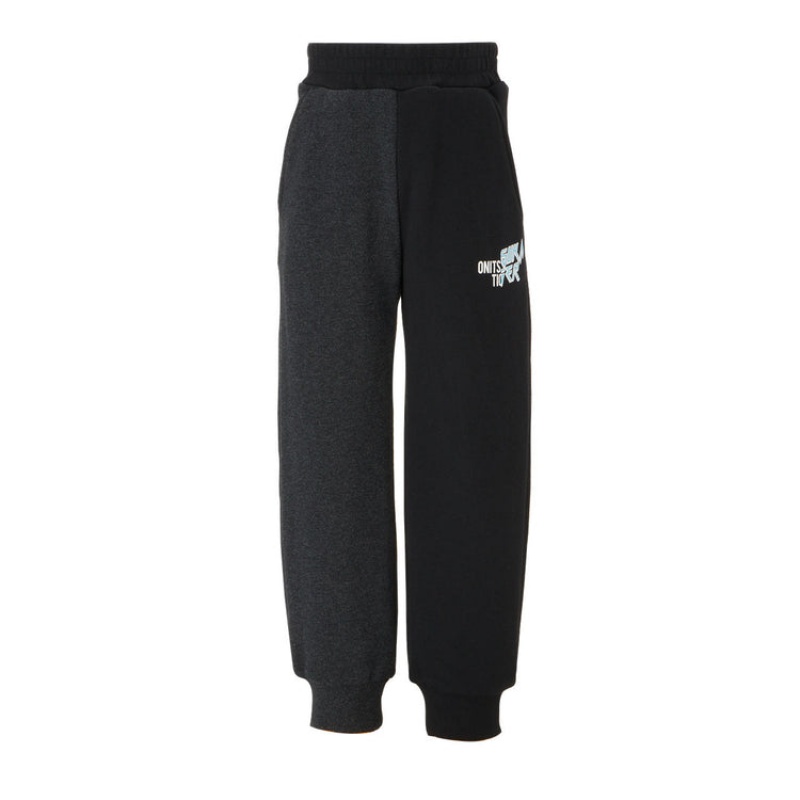 Black Kids\' Onitsuka Tiger Sweatpants Online India | Q5H-5624