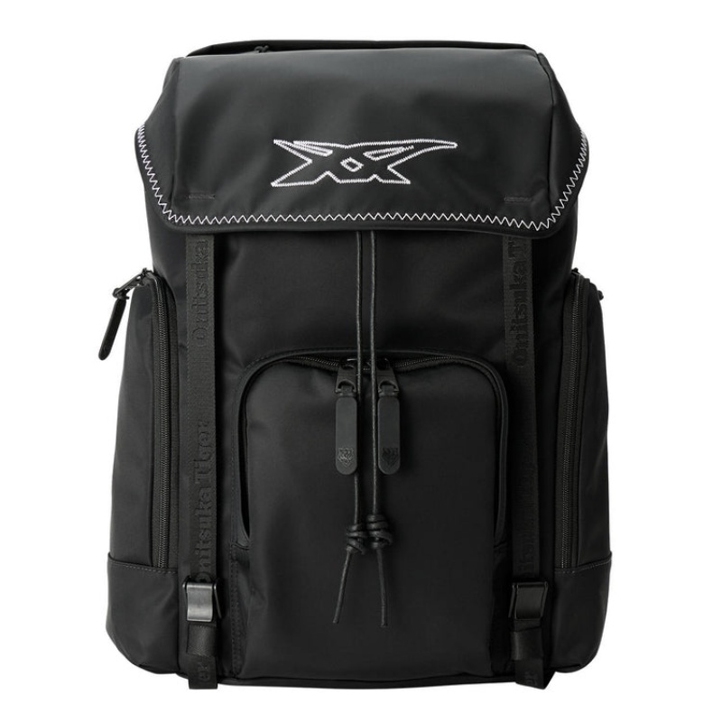 Black Men\'s Onitsuka Tiger Backpacks Online India | R1M-4464