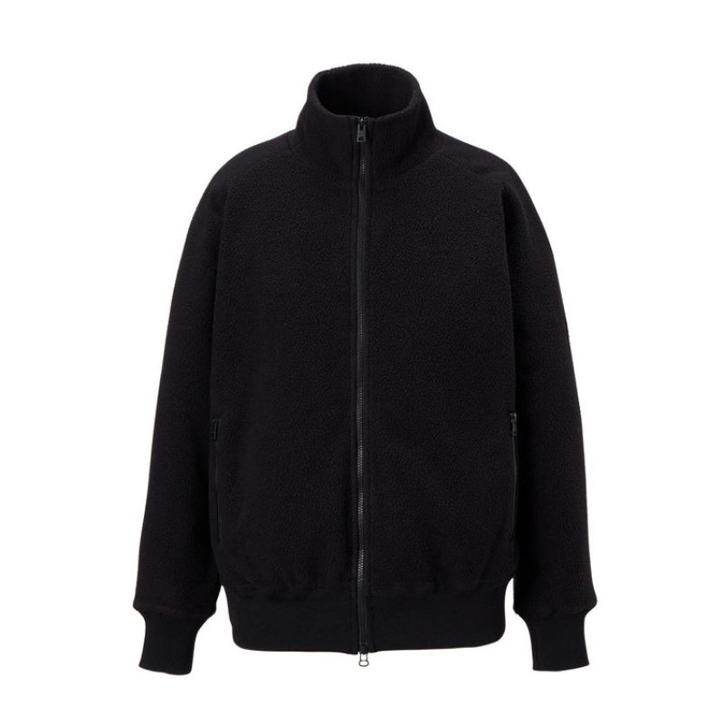 Black Men\'s Onitsuka Tiger Blouson Jackets Online India | E2N-4964