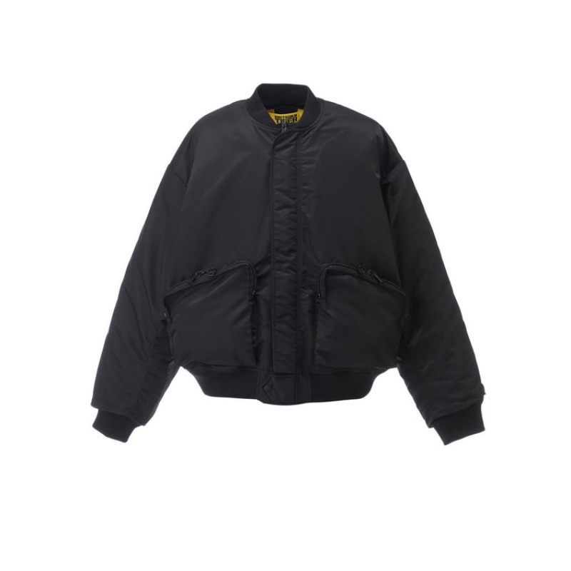 Black Men\'s Onitsuka Tiger Bomber Jackets Online India | Y6Y-0528