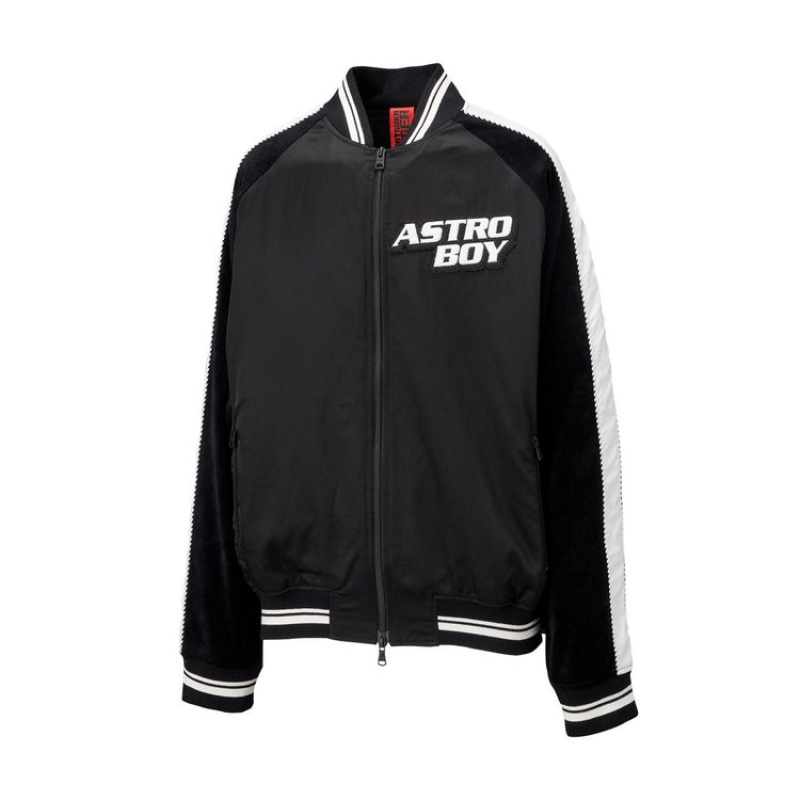 Black Men's Onitsuka Tiger Bomber Jackets Online India | O8H-6199