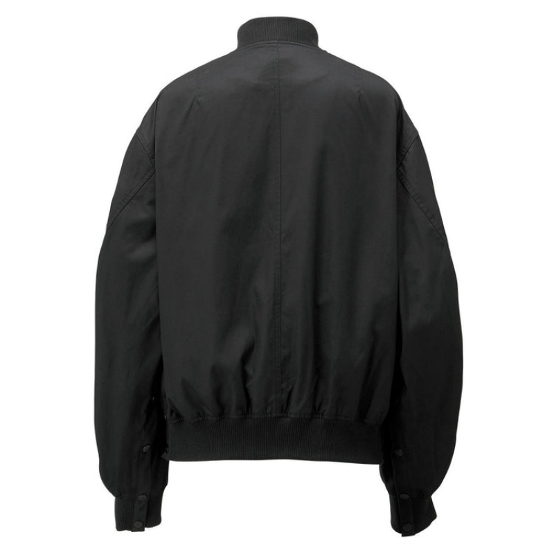 Black Men's Onitsuka Tiger Bomber Jackets Online India | D7V-9597