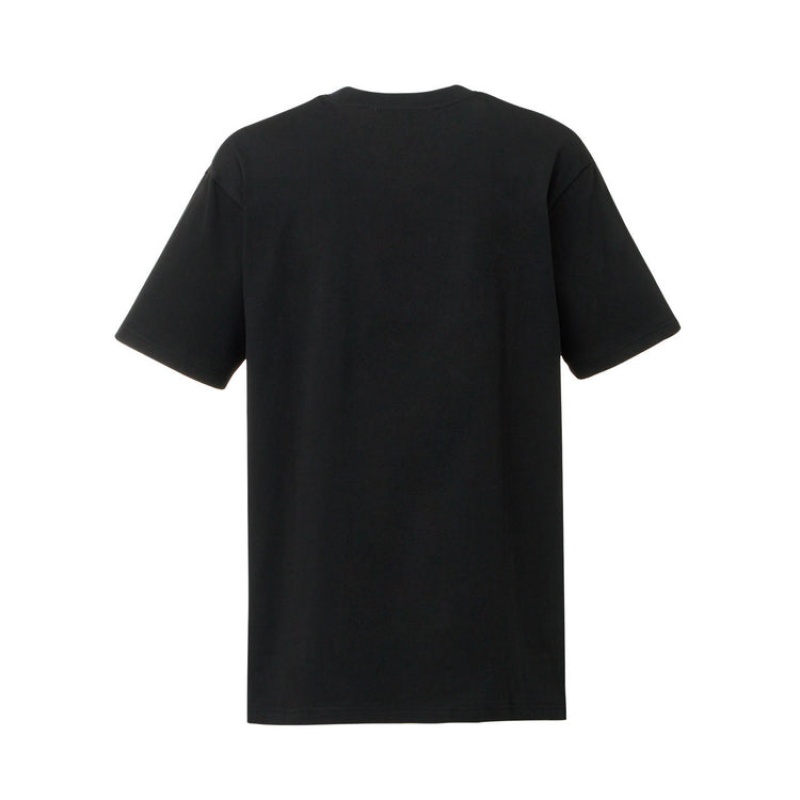 Black Men's Onitsuka Tiger Graphic T Shirts Online India | E6W-5457