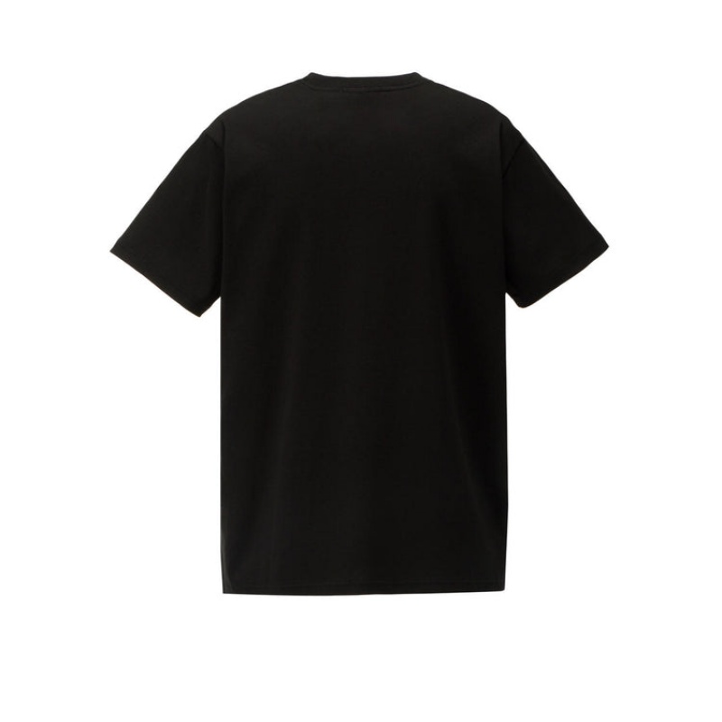 Black Men's Onitsuka Tiger Graphic T Shirts Online India | V7U-6363