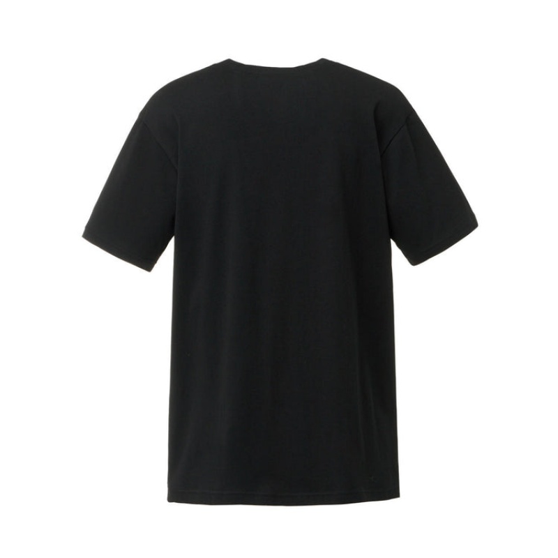 Black Men's Onitsuka Tiger Graphic T Shirts Online India | C1T-8695