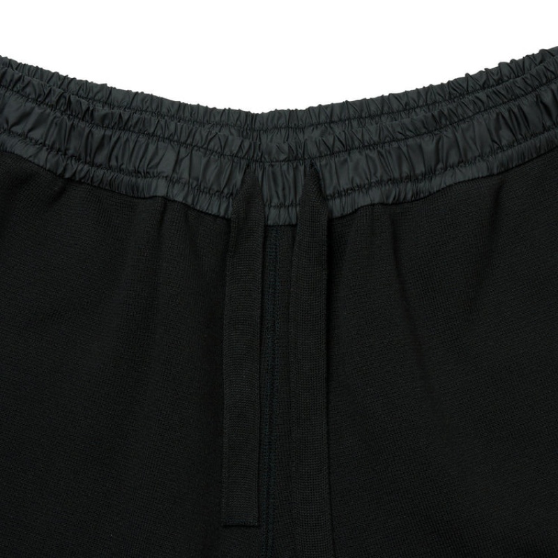 Black Men's Onitsuka Tiger Knit Shorts Online India | J4D-5869