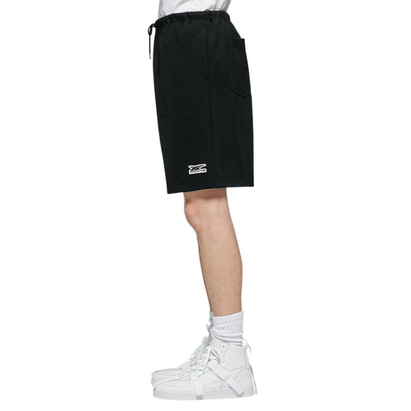 Black Men's Onitsuka Tiger Shorts Online India | D6G-2971