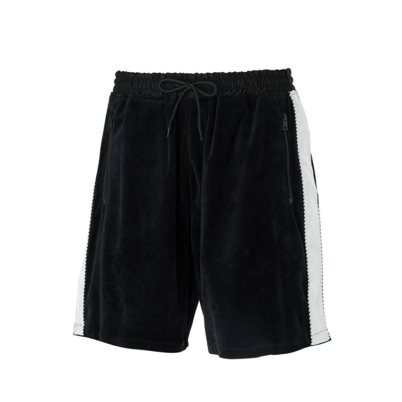 Black Men's Onitsuka Tiger Shorts Online India | K0E-4509