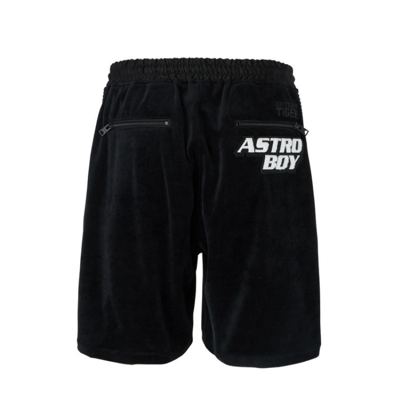 Black Men's Onitsuka Tiger Shorts Online India | K0E-4509