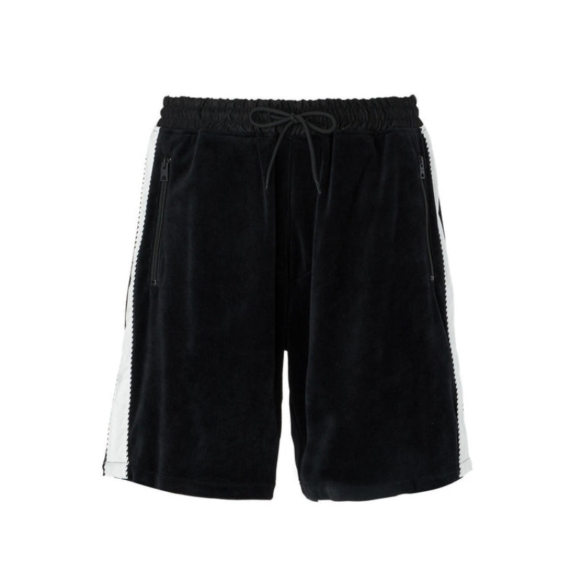 Black Men\'s Onitsuka Tiger Shorts Online India | K0E-4509