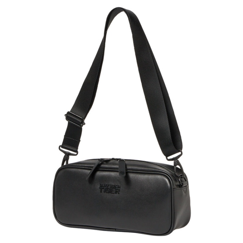 Black Men's Onitsuka Tiger Shoulder Bag Bags Online India | M2M-8717