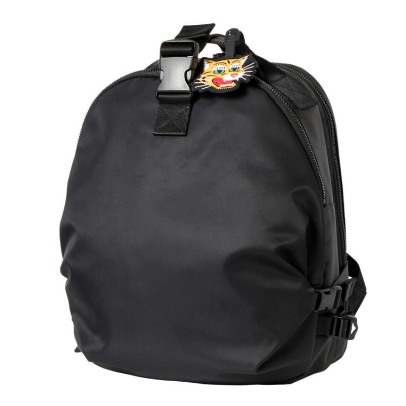 Black Men's Onitsuka Tiger Small Backpacks Online India | L0B-0827