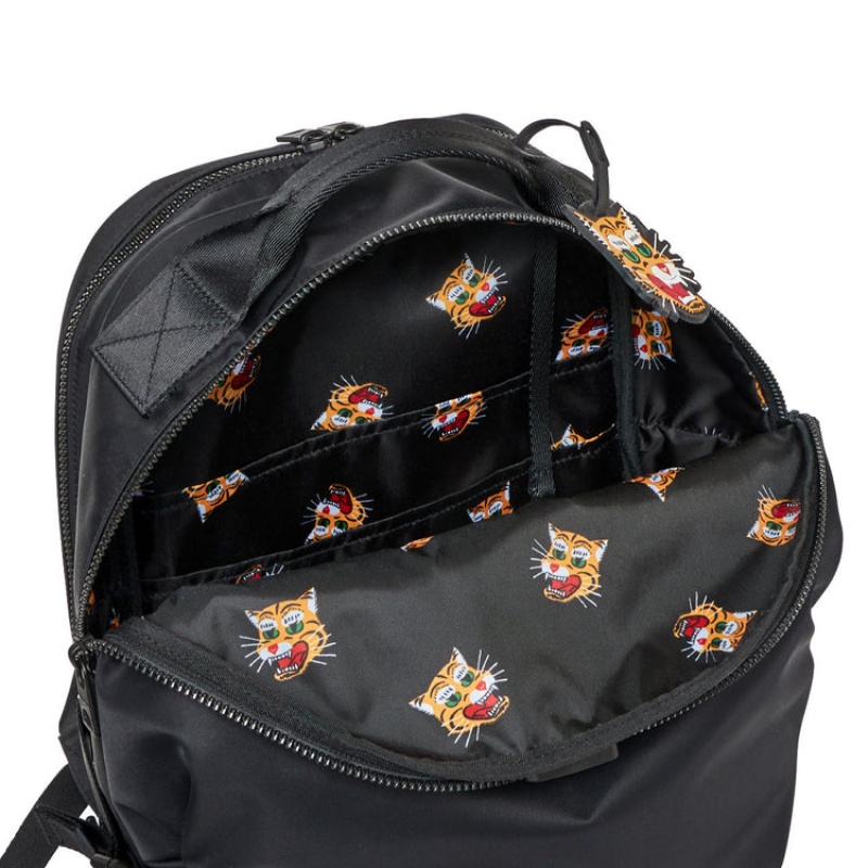 Black Men's Onitsuka Tiger Small Backpacks Online India | L0B-0827