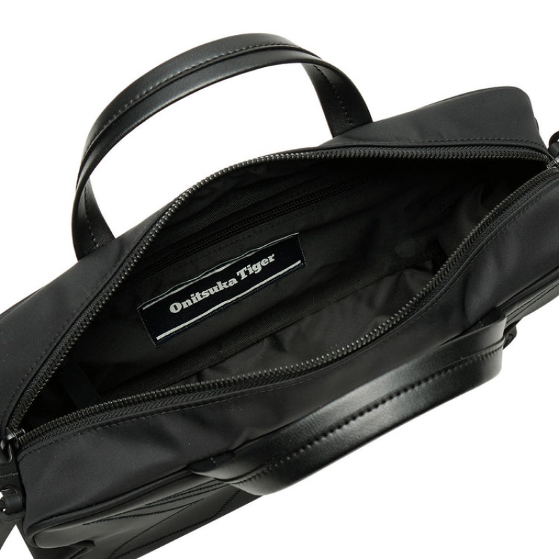 Black Men's Onitsuka Tiger Small Shoulder Bag Bags Online India | M7L-1210