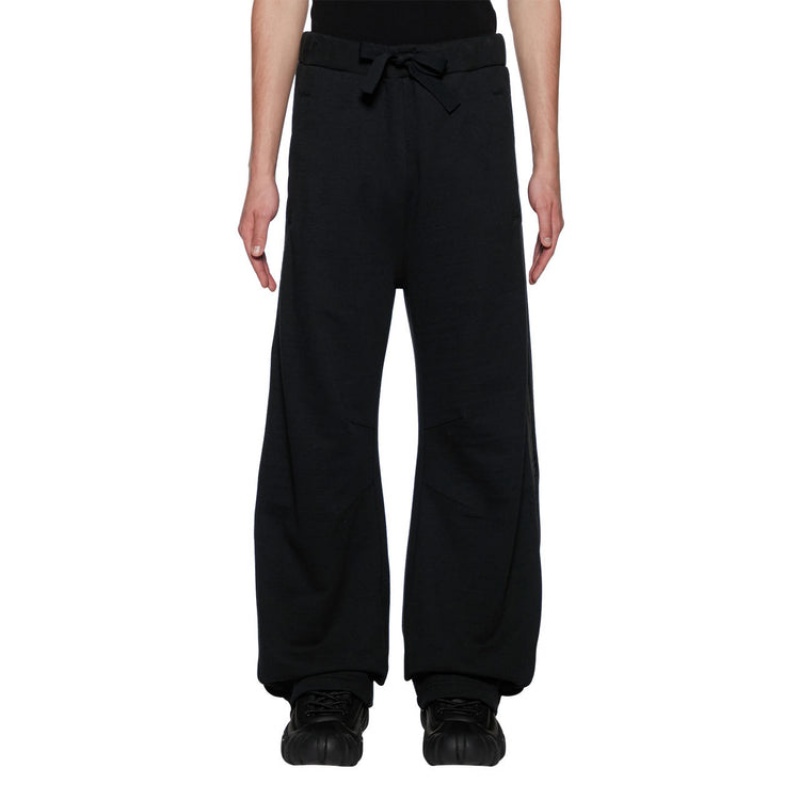 Black Men's Onitsuka Tiger Sweat Pants Online India | H1Z-2675