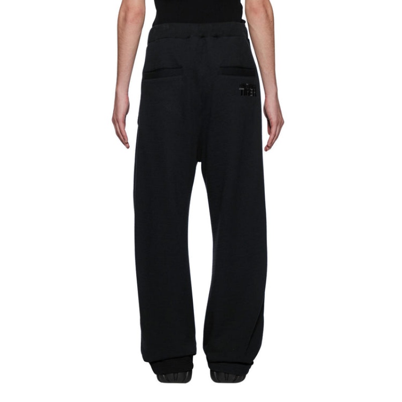 Black Men's Onitsuka Tiger Sweat Pants Online India | H1Z-2675