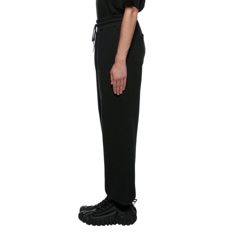 Black Men's Onitsuka Tiger Sweat Pants Online India | W5U-2681