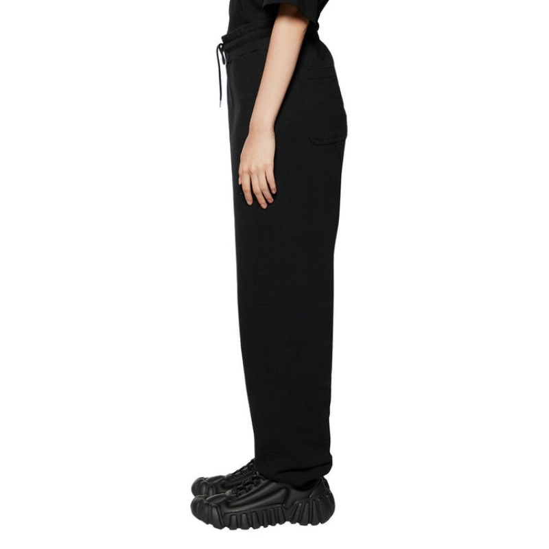 Black Men's Onitsuka Tiger Sweat Pants Online India | W5U-2681