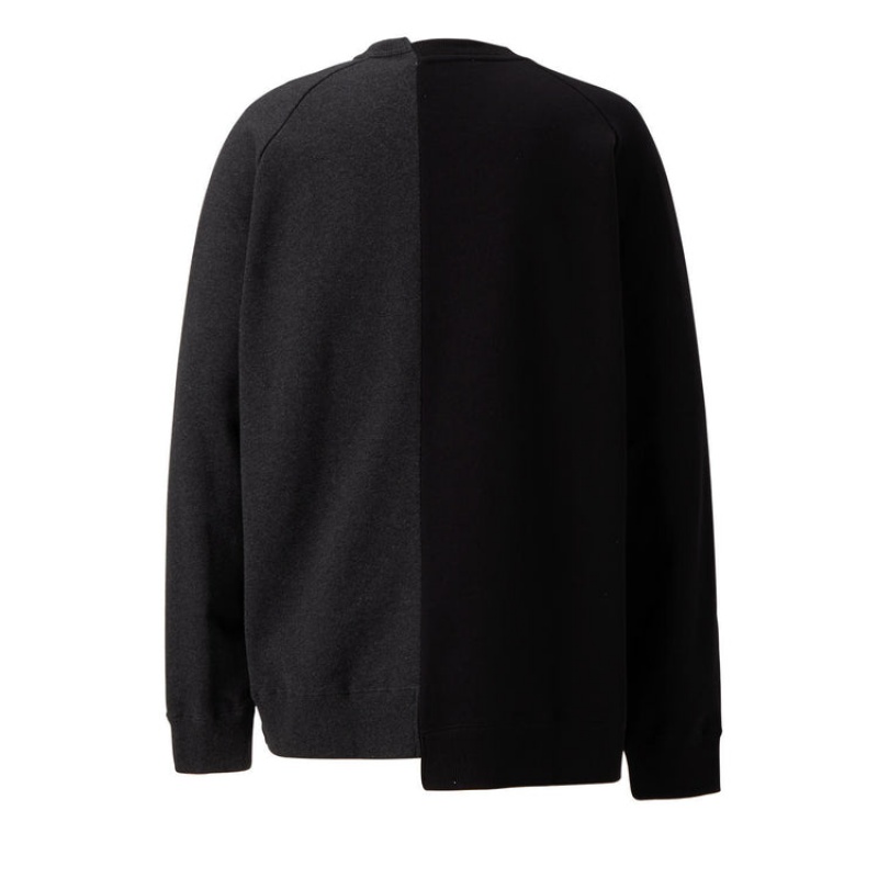 Black Men's Onitsuka Tiger Sweatshirts Online India | I8A-3537