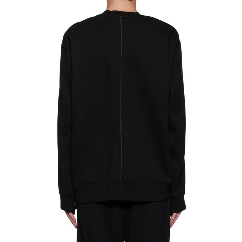 Black Men's Onitsuka Tiger Sweatshirts Online India | L0T-5642