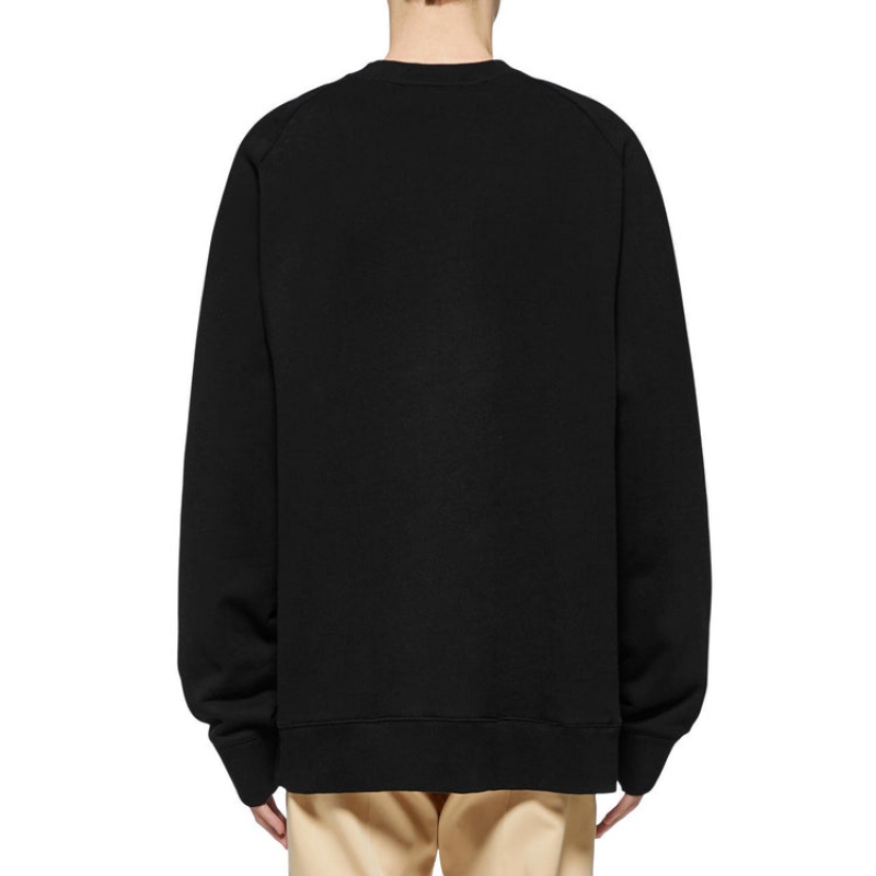 Black Men's Onitsuka Tiger Sweatshirts Online India | S8X-1541