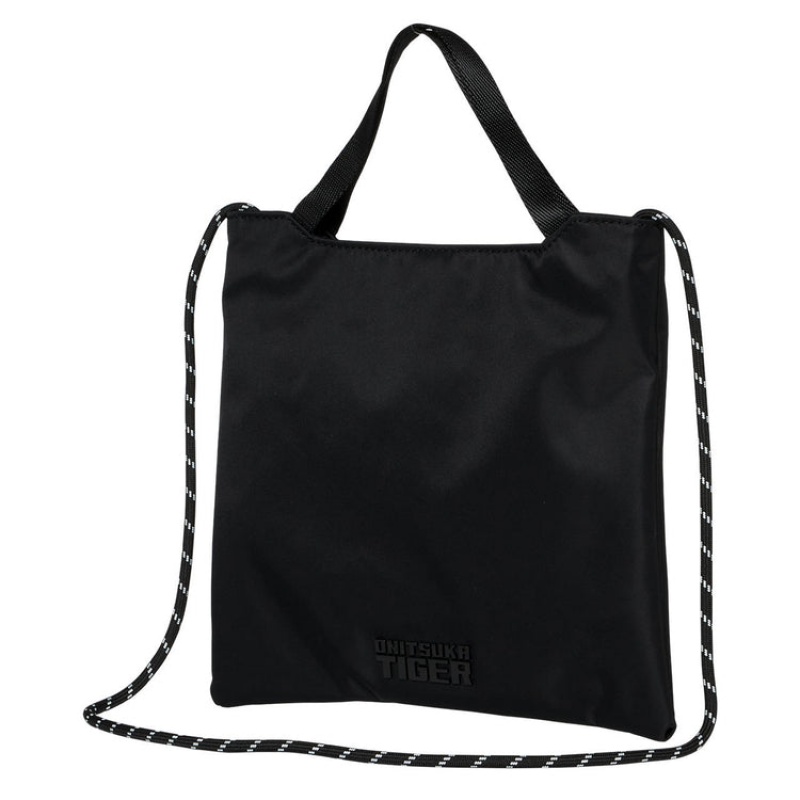 Black Men's Onitsuka Tiger Tote Bags Bags Online India | V6W-3473