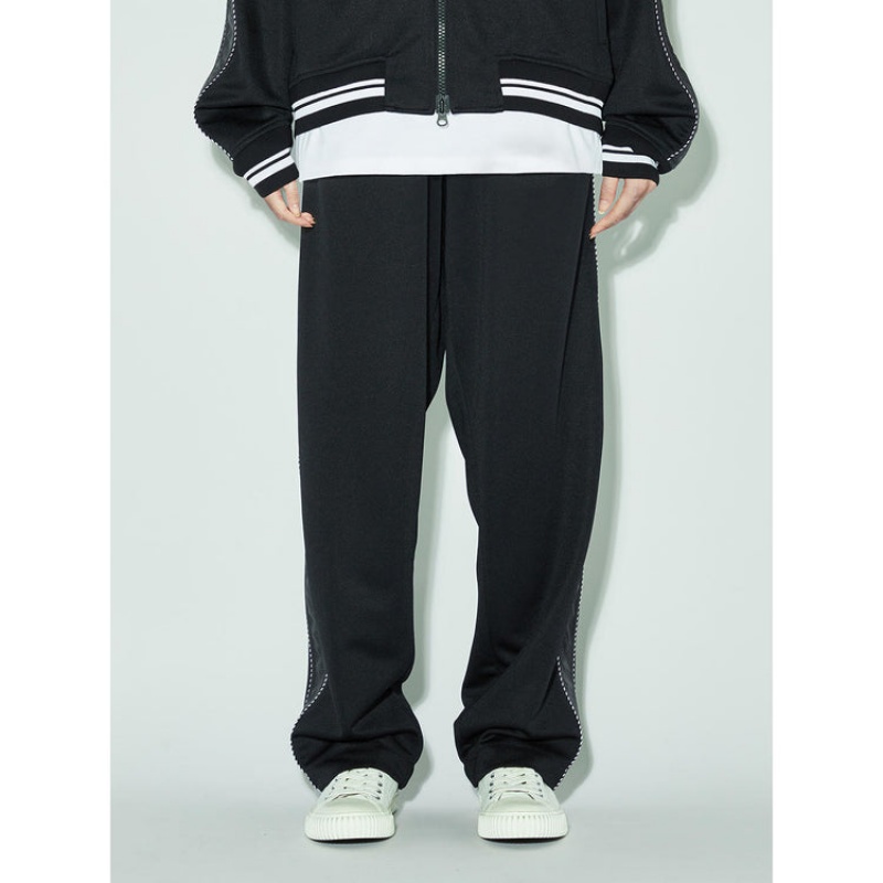 Black Men's Onitsuka Tiger Track Pants Online India | O7E-4863