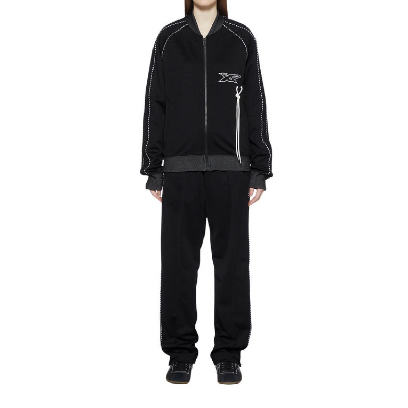 Black Men's Onitsuka Tiger Track Pants Online India | Z0F-0404