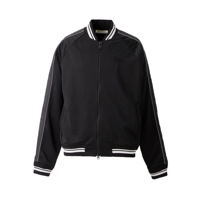 Black Men\'s Onitsuka Tiger Track Top Jackets Online India | P5R-8644