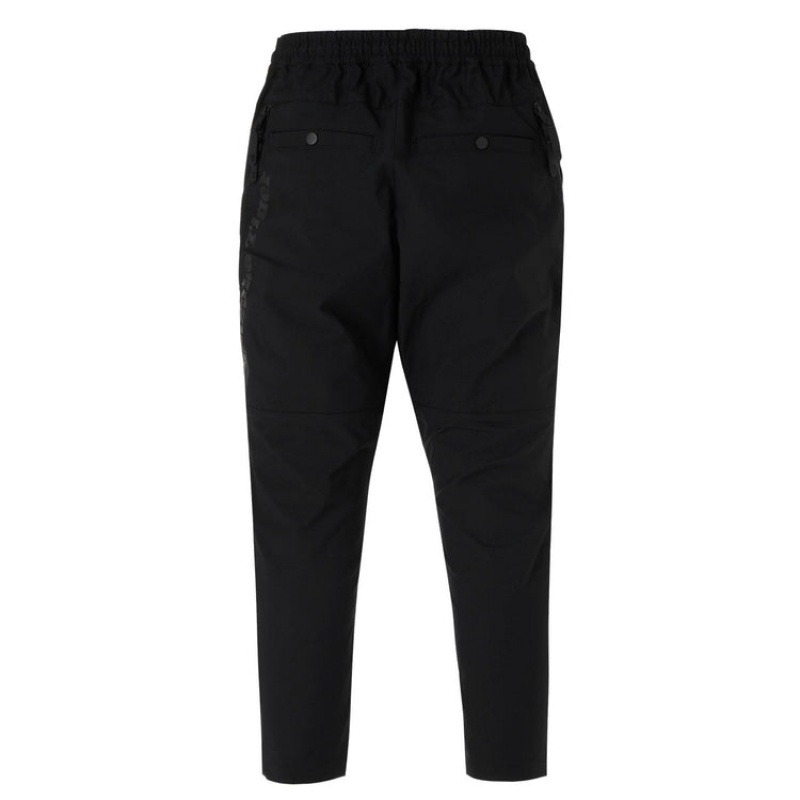 Black Men's Onitsuka Tiger Woven Pants Online India | C1D-6920