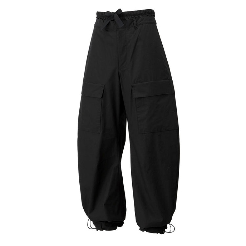 Black Men's Onitsuka Tiger Woven Pants Online India | D0C-0324