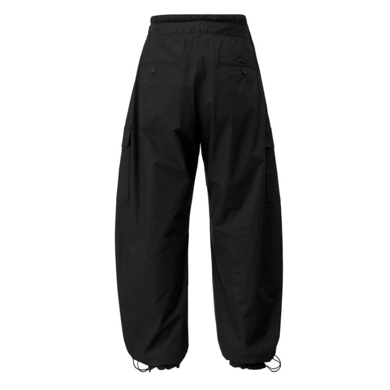 Black Men's Onitsuka Tiger Woven Pants Online India | D0C-0324