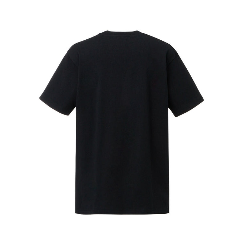 Black Women's Onitsuka Tiger Graphic T Shirts Online India | G9T-4296