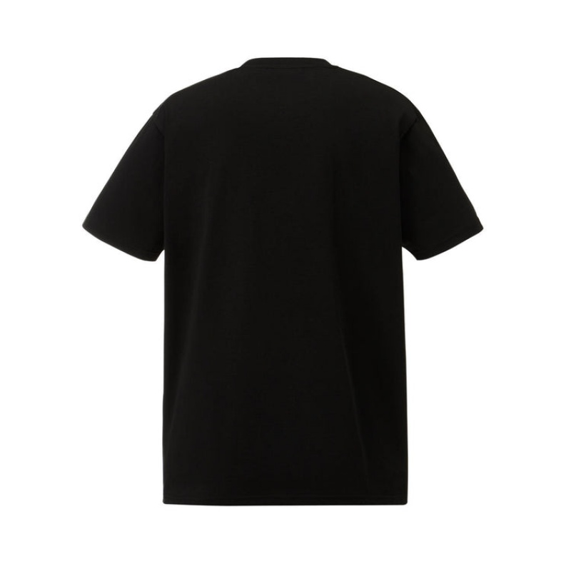 Black Women's Onitsuka Tiger Graphic T Shirts Online India | D0H-5601