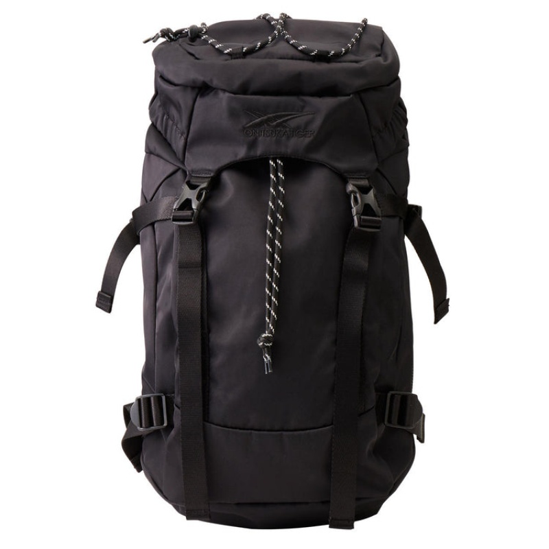 Black Women\'s Onitsuka Tiger Medium Backpacks Online India | N2M-7678