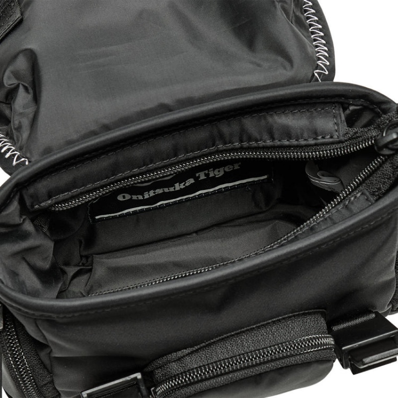 Black Women's Onitsuka Tiger Mini Shoulder Bag Bags Online India | X1T-4531