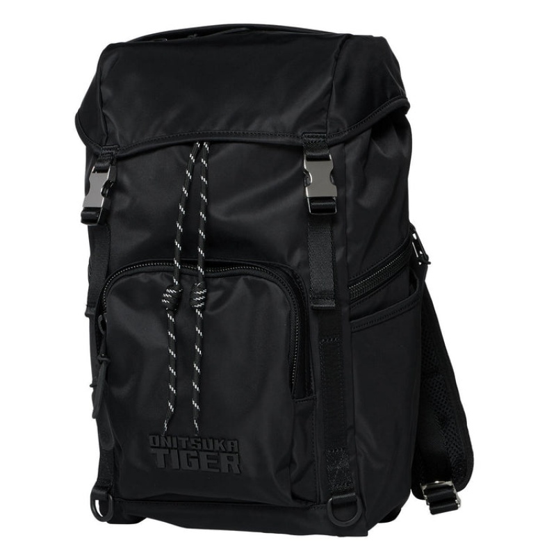 Black / Black Men's Onitsuka Tiger Backpacks Online India | K8G-2680