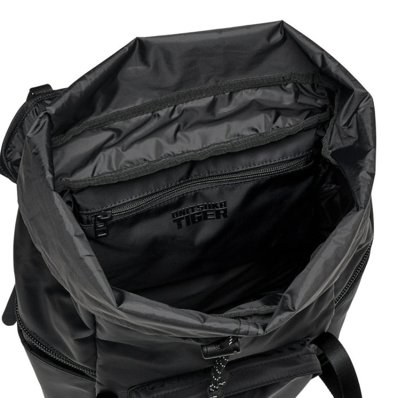 Black / Black Men's Onitsuka Tiger Backpacks Online India | K8G-2680