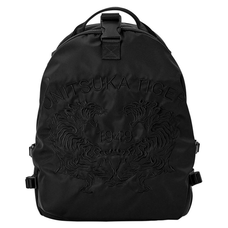 Black / Black Men\'s Onitsuka Tiger Backpacks Online India | W6W-1258