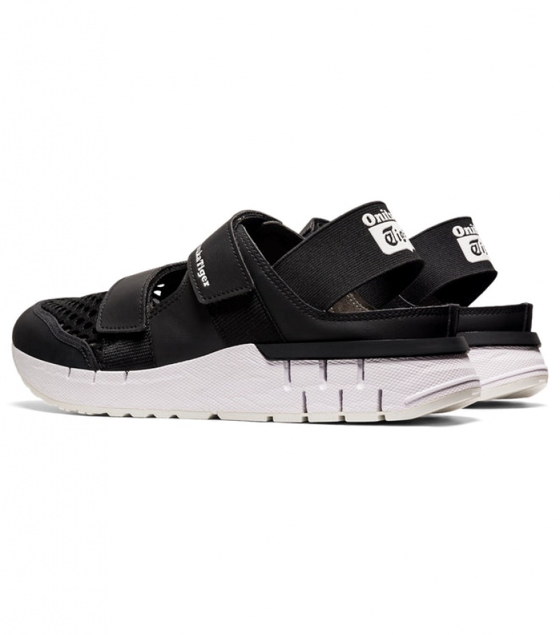 Black / Black Men's Onitsuka Tiger Rebilac Sandals Online India | M2O-5451