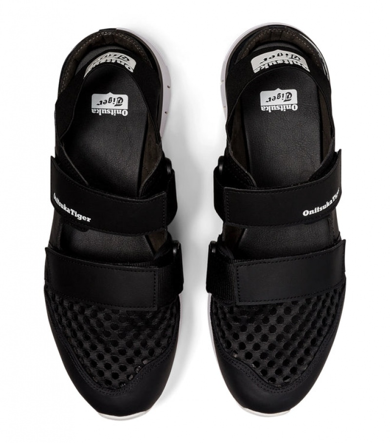 Black / Black Men's Onitsuka Tiger Rebilac Sandals Online India | M2O-5451