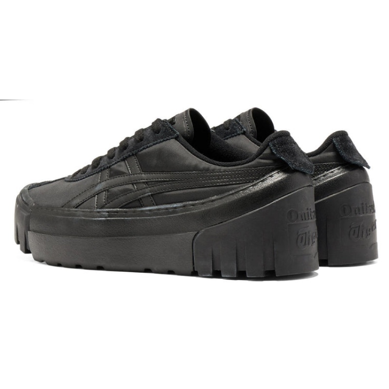 Black / Black Women's Onitsuka Tiger Delegation Chunk Sneakers Online India | W2M-9967